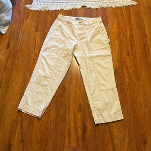 Old Navy Creamy White Cargo Pants
